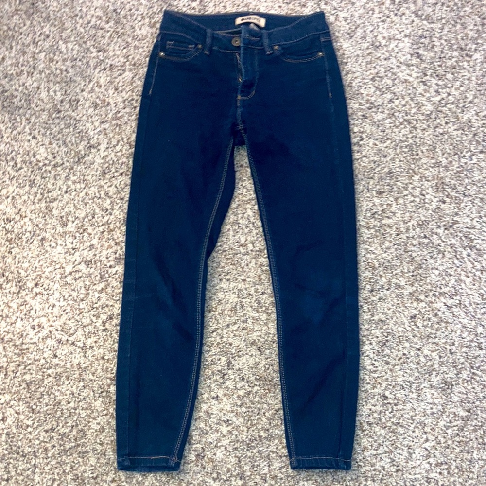 Blue spice dark skinny jeans size 1